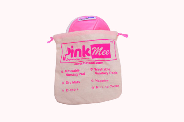 PinkMee nursing pad cotton bag